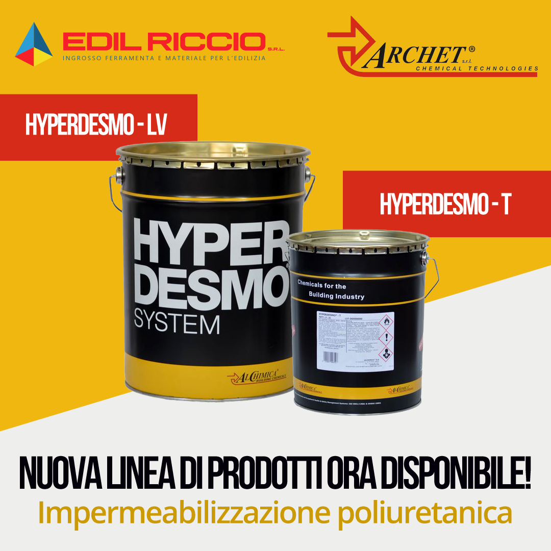 Impermeabilizzazione poliuretanica: gamma Hyperdesmo