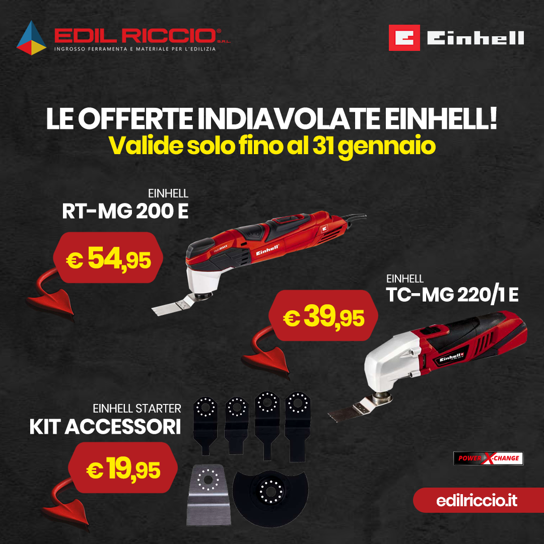 Le promozioni Einhell sono ancora in corso!