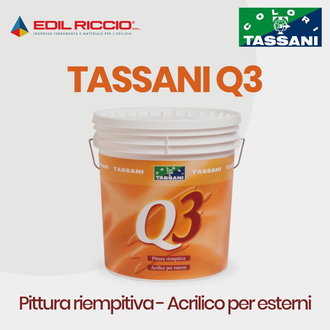 Pittura acrilica riempitiva per esterni Tassani Q3