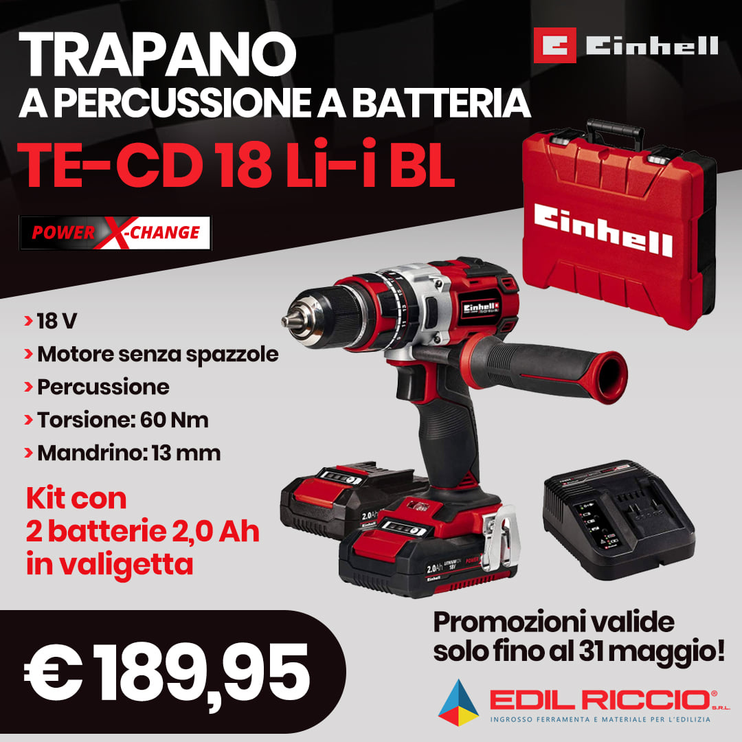 Offerta Trapano a percussione Einhell